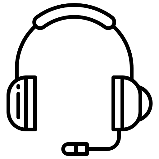 Headset headphone earphones audio icon Headset headphone earphones audio icon