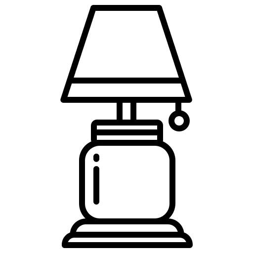 Lamp double bed bed house things icon Lamp double bed bed house things icon