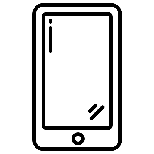 Smartphone mobile touch screen iphone icon Smartphone mobile touch screen iphone icon