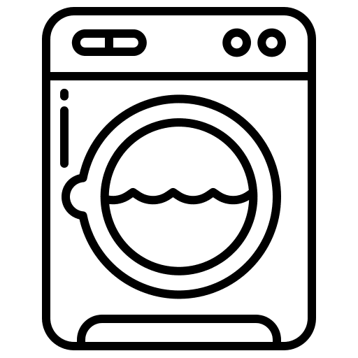 Washing machine fashion electrical appliance furniture and household icon Washing machine fashion electrical appliance furniture and household icon