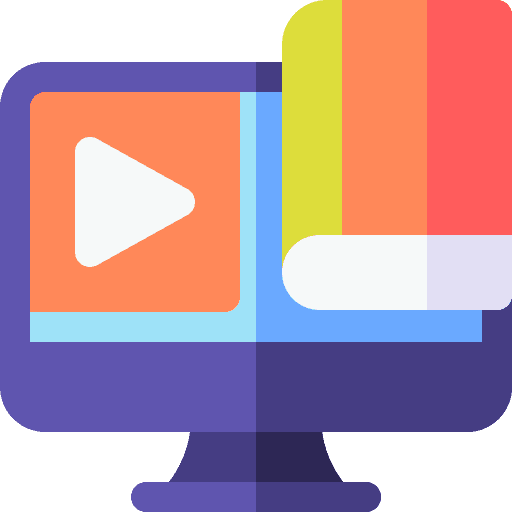 Online education ebook digital book study icon