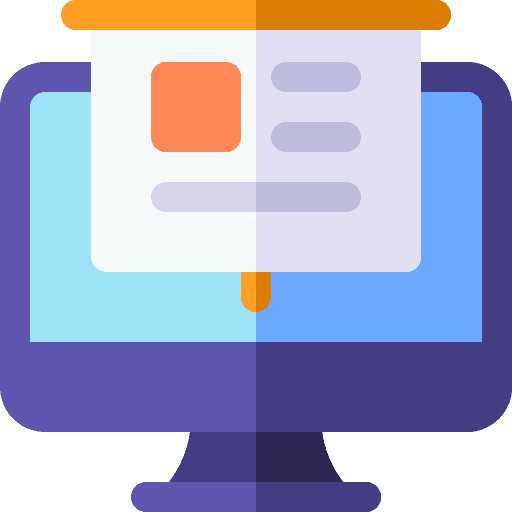 Online education school study elearning icon