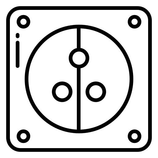 Socket charger device plug icon Socket charger device plug icon