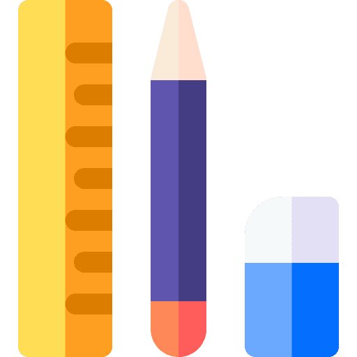 Stationary supplies education stationary icon