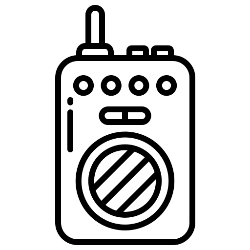 Walkie talkie walkie radio frequency icon Walkie talkie walkie radio frequency icon