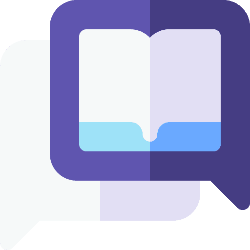 Conversation education dialog smart icon Conversation education dialog smart icon