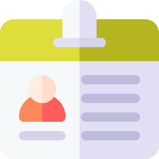 Id card pass business card icon Id card pass business card icon