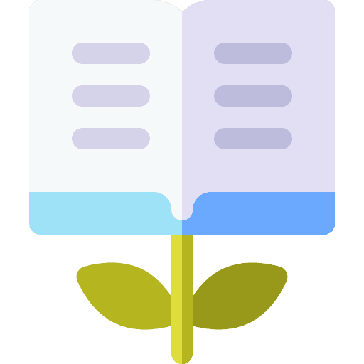 Knowledge growth education book icon Knowledge growth education book icon