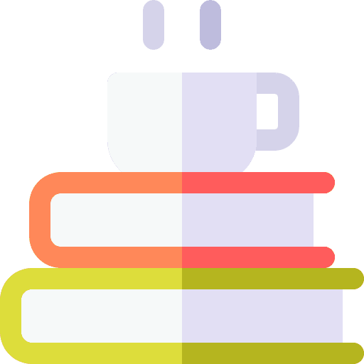 Break beverage coffee books icon Break beverage coffee books icon