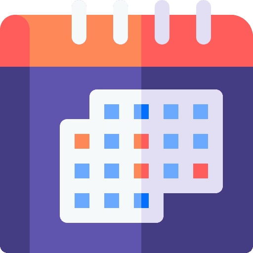 Calendar days calendar week icon Calendar days calendar week icon