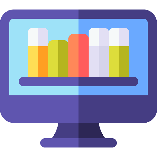 Online library e learning multimedia online library icon Online library e learning multimedia online library icon