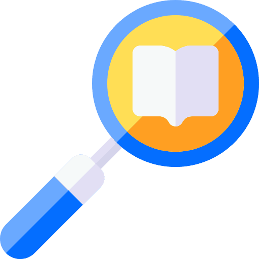 Search literature reading education icon Search literature reading education icon