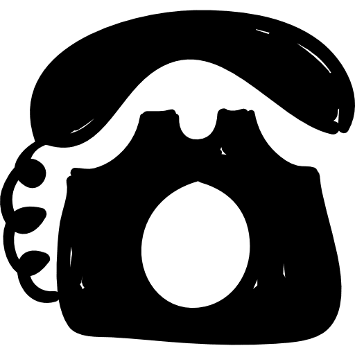 Classic telephone telephone call phone icon