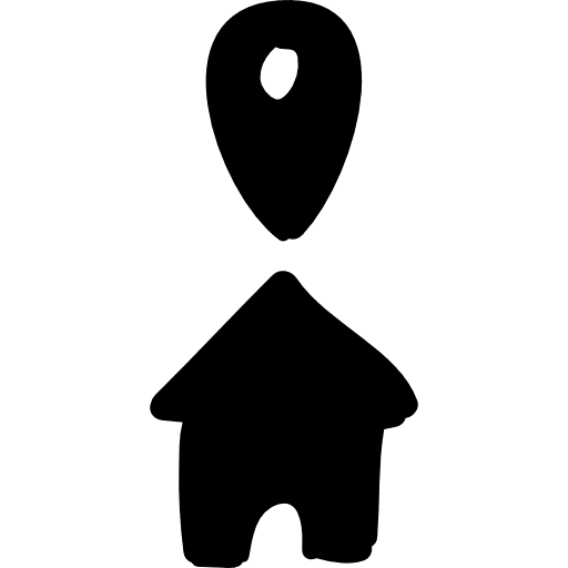 House marker marker maps and flags location icon