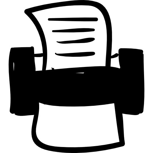 Printing paper printer print printing icon