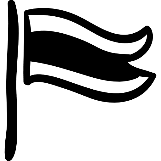 Fluttering flag fluttering flag maps and flags icon