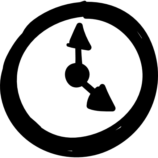 Wall clock time timer networking icon