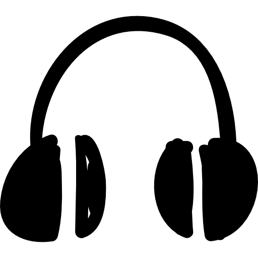 Headphones music headset headphones icon