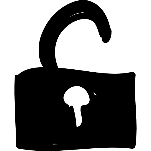 Unlocked padlock unlocked unlock padlock icon