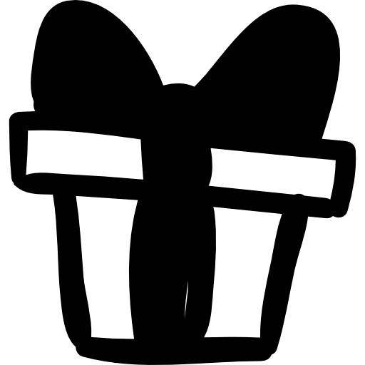 Birthday present ribbon gift birthday icon