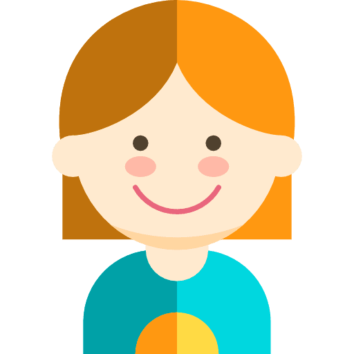 Girl youth young user icon
