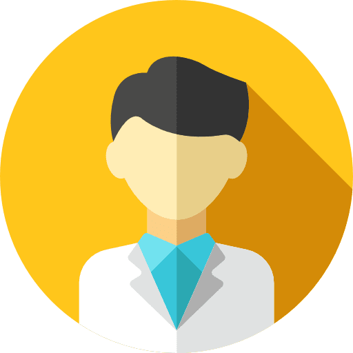 Doctor social professions and jobs user icon Doctor social professions and jobs user icon