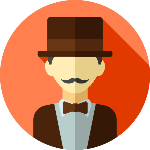 Gentleman user professions and jobs social icon Gentleman user professions and jobs social icon