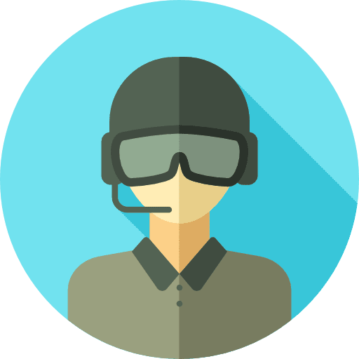Soldier profession social profile icon Soldier profession social profile icon