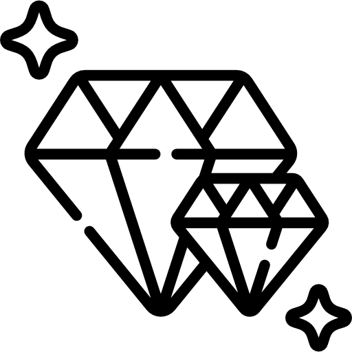 Diamond fashion brilliant luxury icon