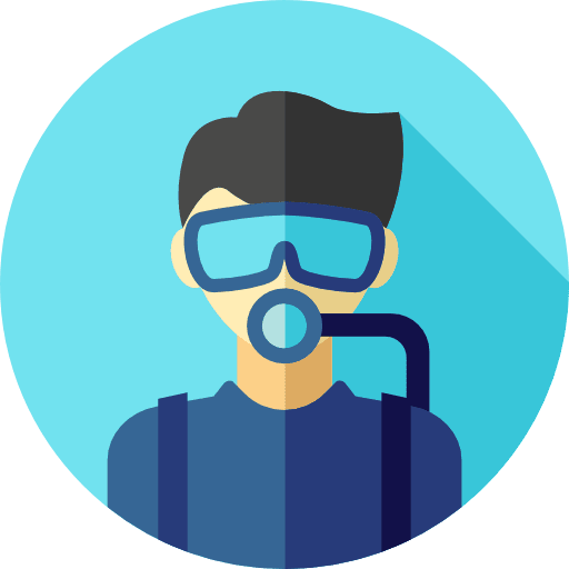 Diver profession job diver icon Diver profession job diver icon