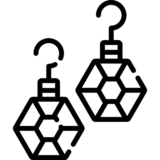 Earrings jewelry elegant jewel icon Earrings jewelry elegant jewel icon