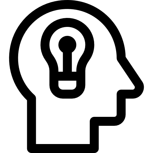 Creation idea business invention icon