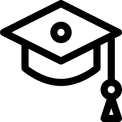 Mortarboard mortarboard academy cap icon