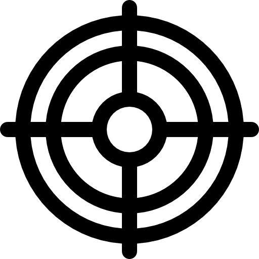 Target target seo and web weapons icon