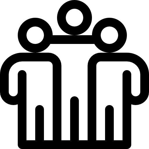 Teamwork men members people icon