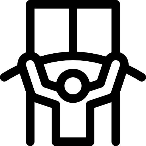 Training muscle dumbbell training icon