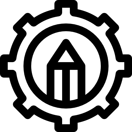 Settings seo and web configuration cogwheel icon