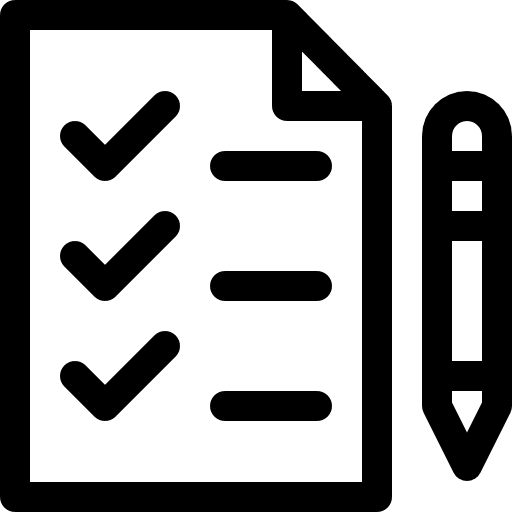 Test test exam document icon