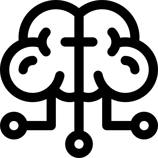 Thinking idea seo and web strategy icon