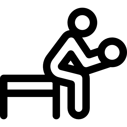 Weightlifting exercise gymnast sports icon