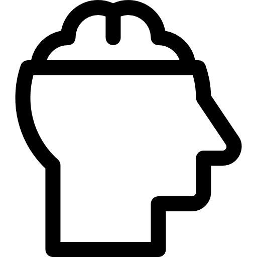 Brain medical scientific neurology icon