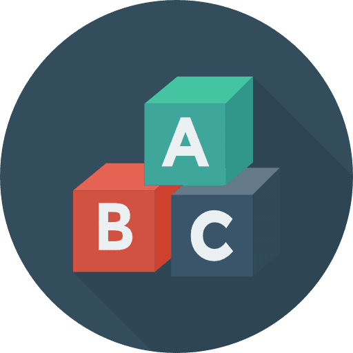 Abc abc subjects childhood icon