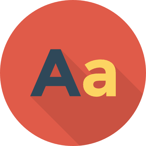 Alphabet ui alphabet letters icon