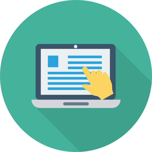 Laptop computer electronic computing icon