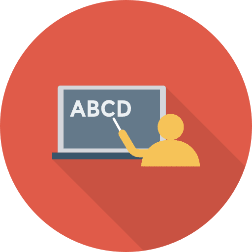 Teaching presentation teaching education icon