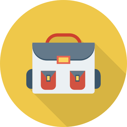 Book bag book bag portfolio trip icon