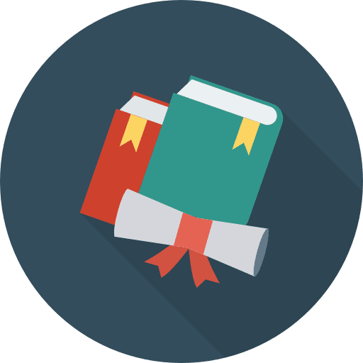 Books library reading study icon