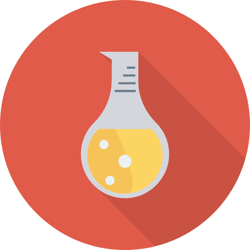 Flask test tube education chemical icon