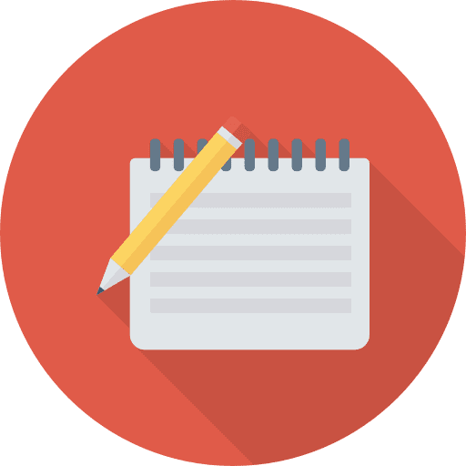 Notebook notepad education interface icon