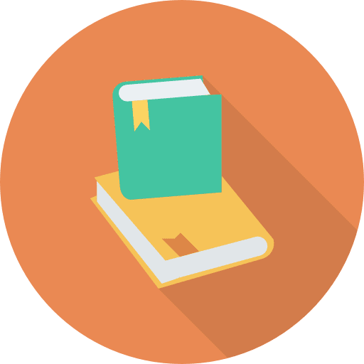 Books reading education library icon